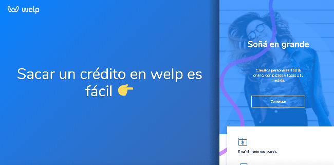 Welp - Préstamo de hasta $300 000