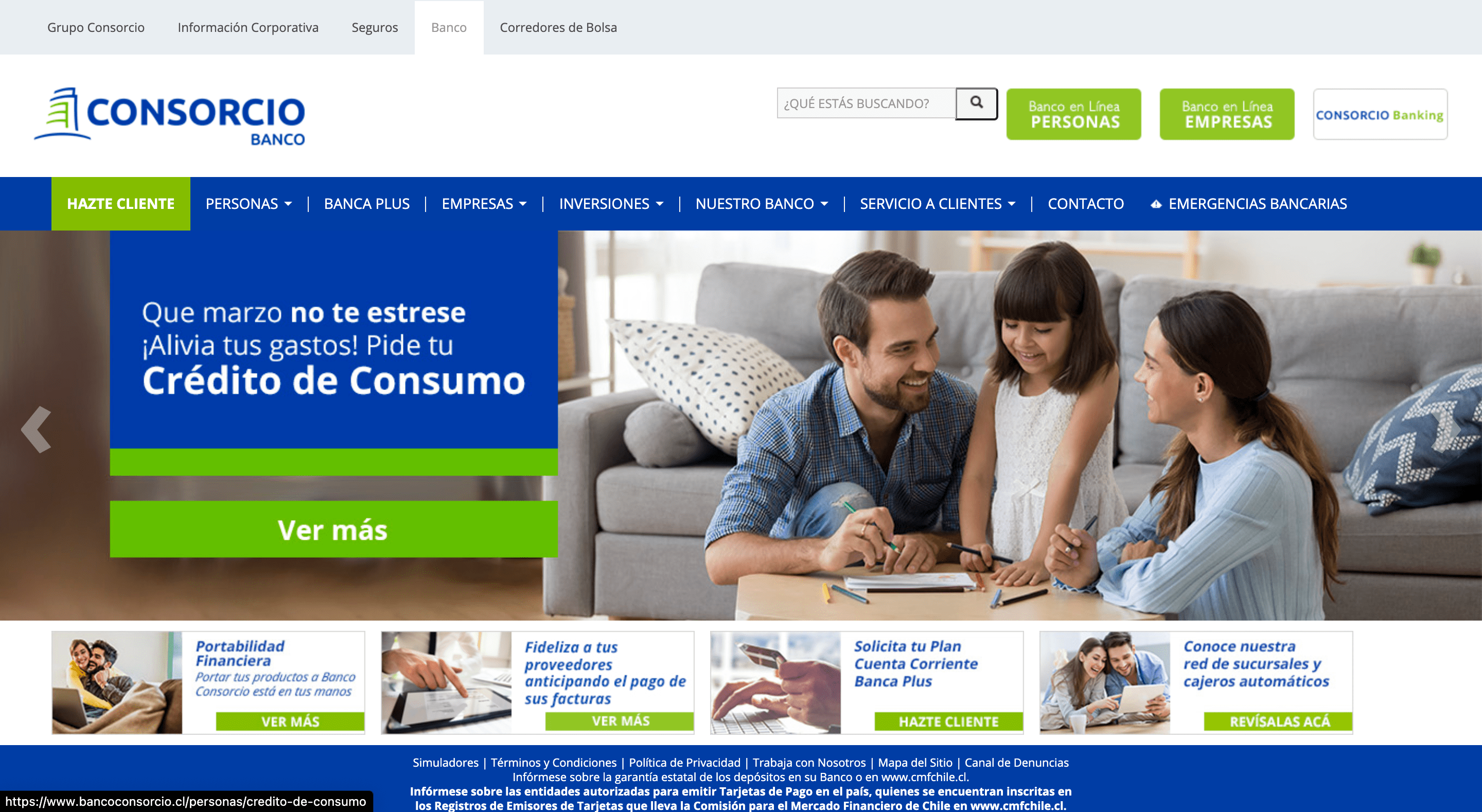 Banco Consorcio – Préstamos hasta $50 000 000