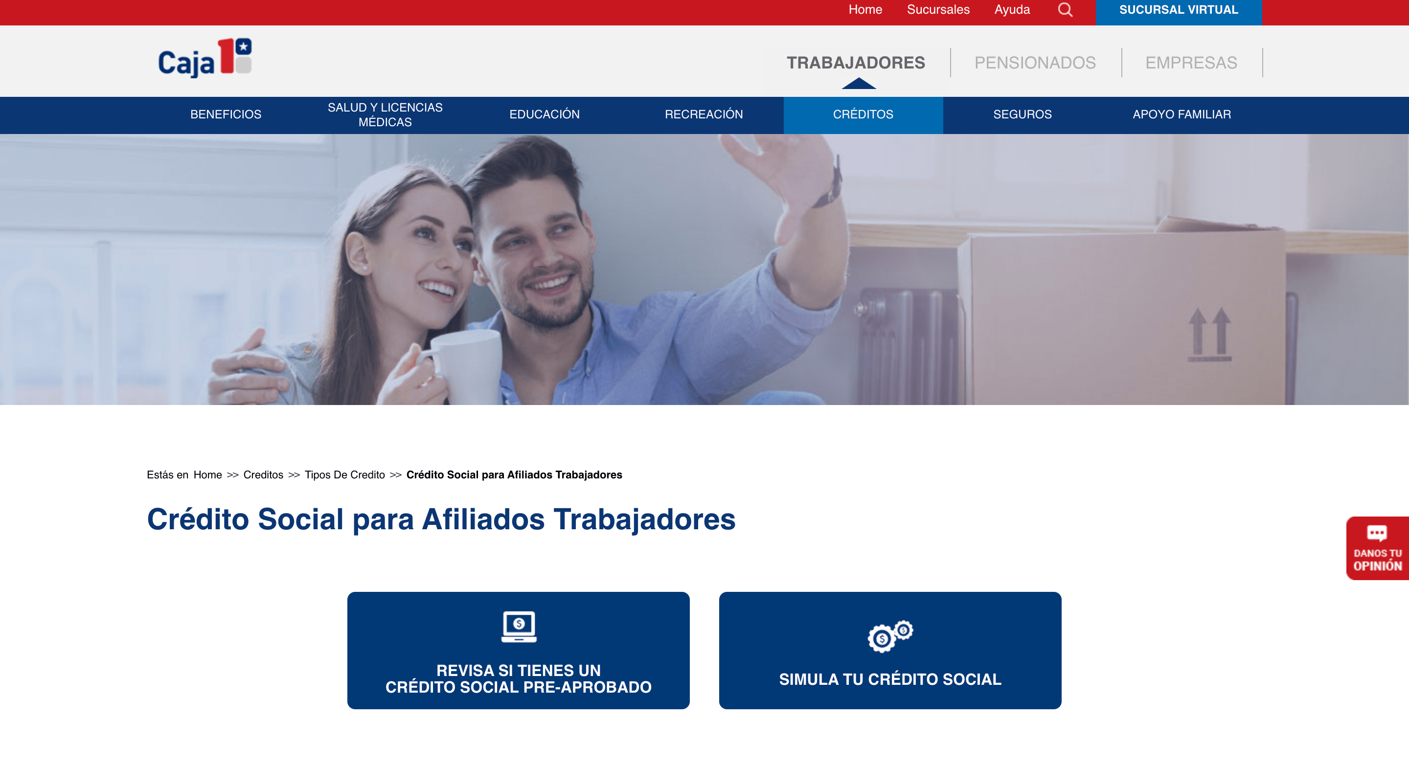 Caja 18 crédito social - Préstamos hasta $100 000 000