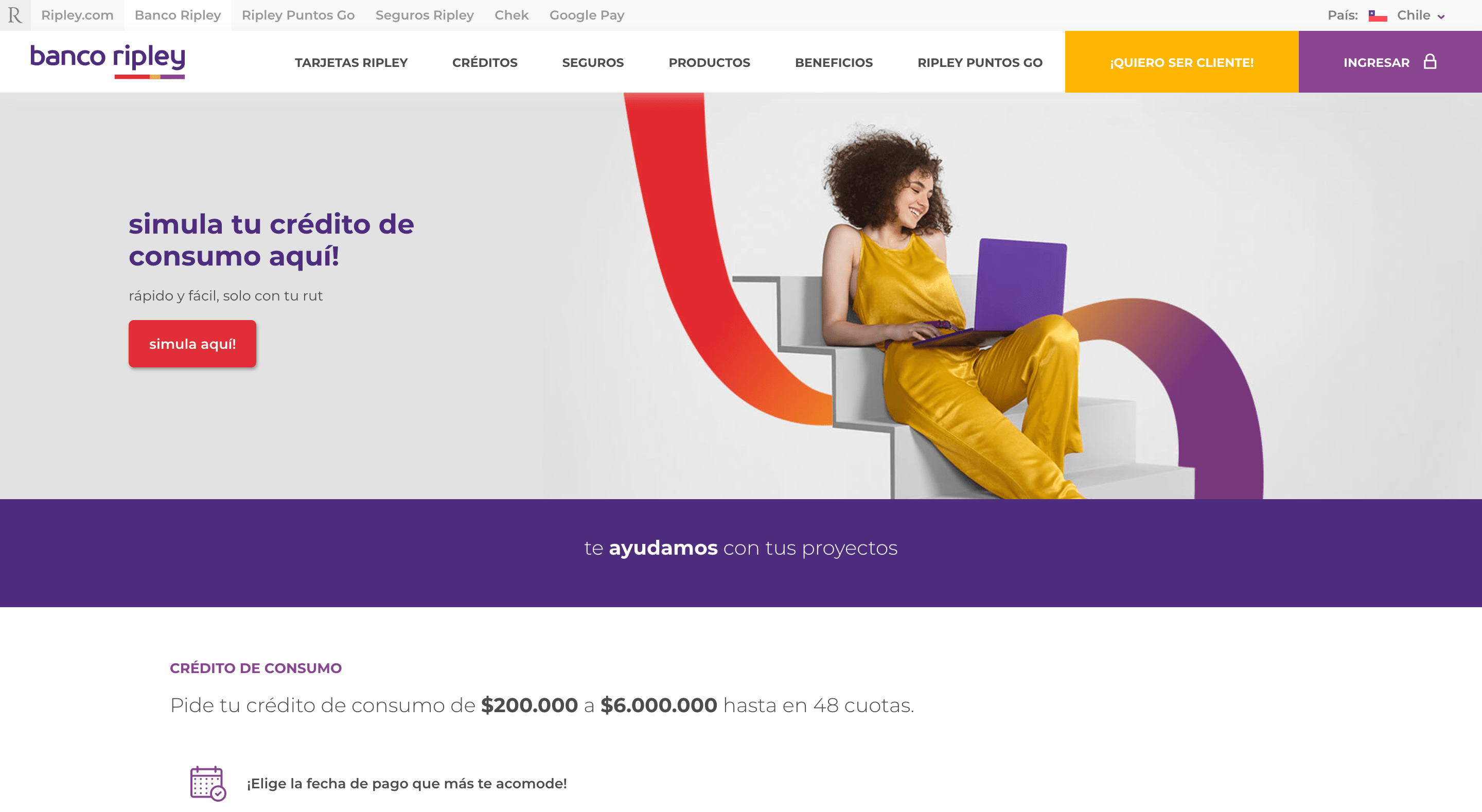 Crédito de Consumo Ripley opiniones, comentarios