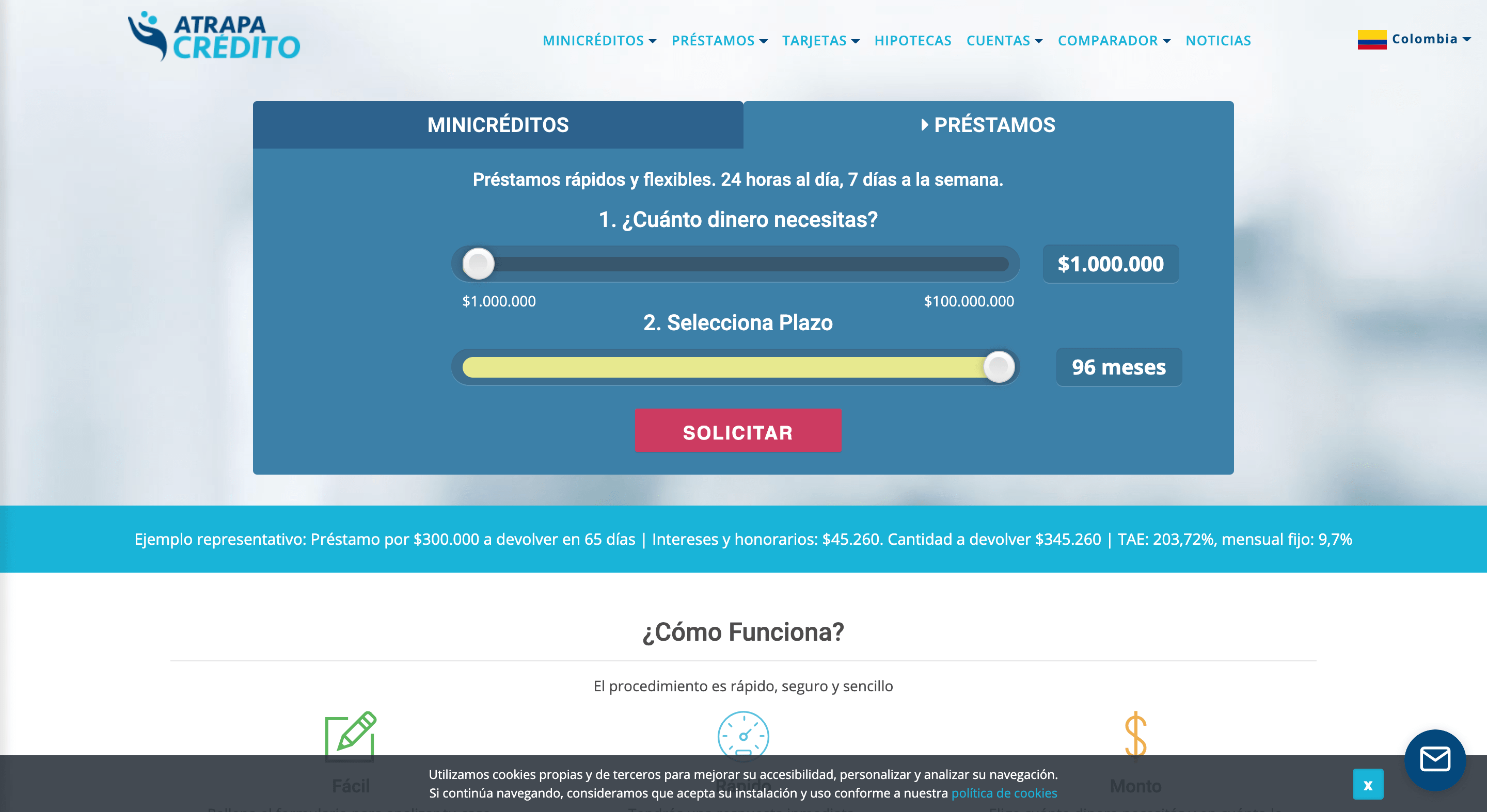 AtrapaCrédito - Crédito de hasta $100 000 000