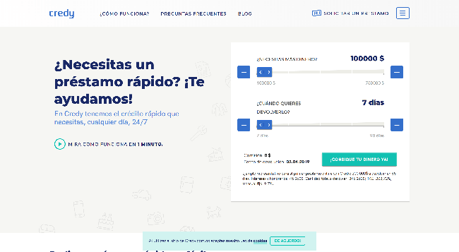 Credy opiniones, comentarios