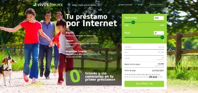 Vivus - Préstamo de hasta $6 000