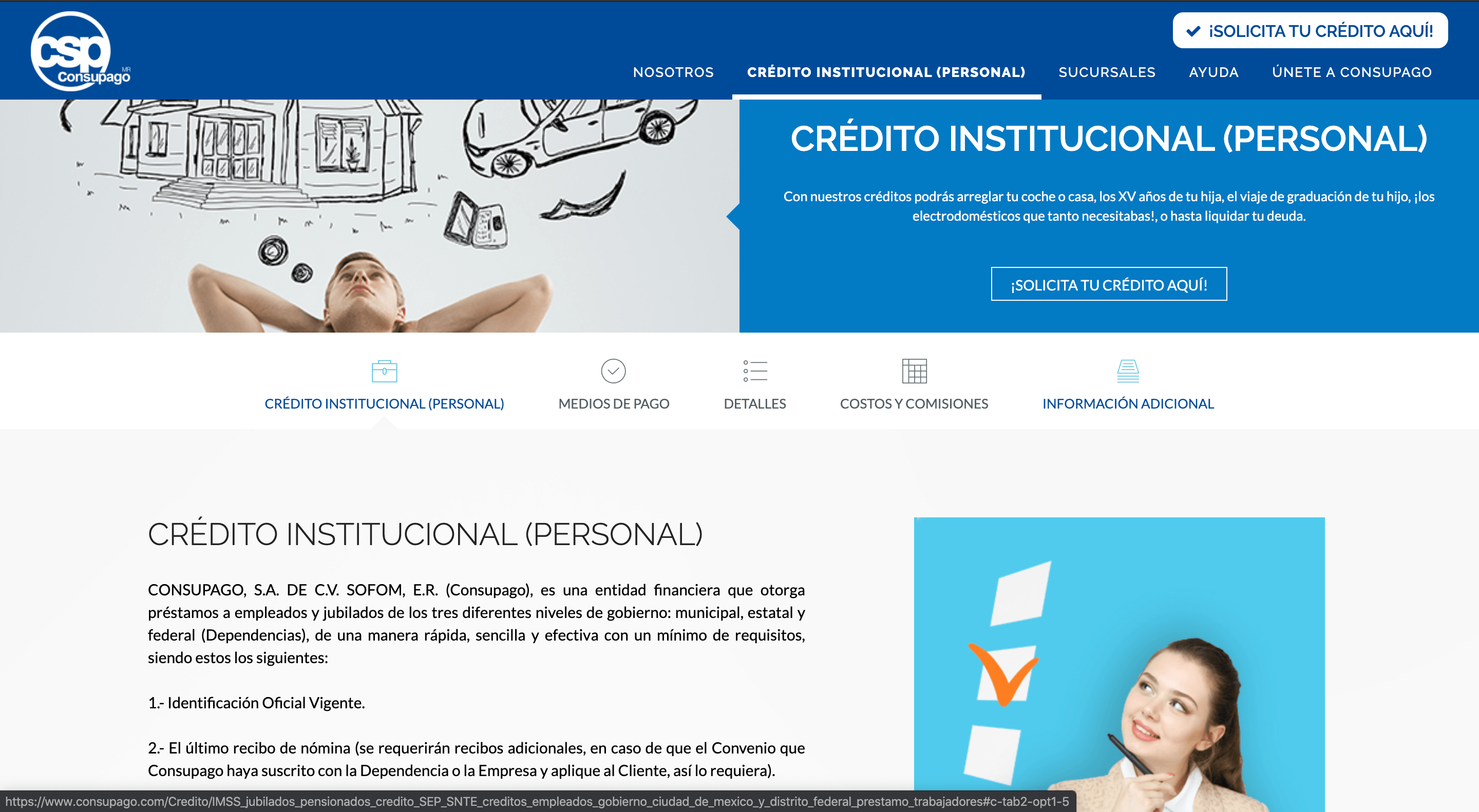 Consupago - Crédito personal