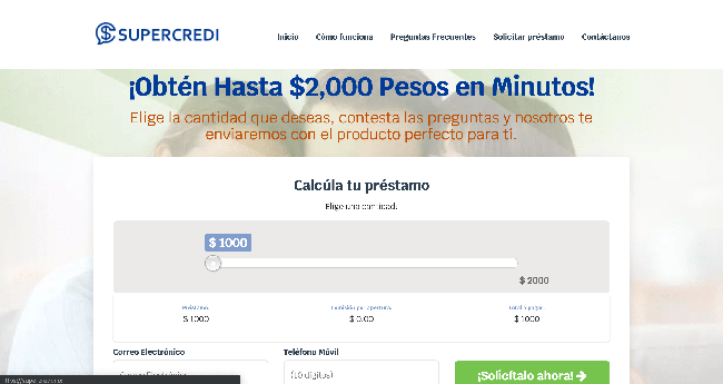 SuperCredi - Préstamos hasta $2 000