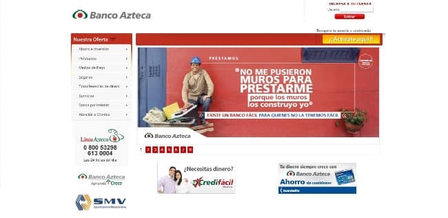Banco Azteca – Préstamo de hasta S/15 500